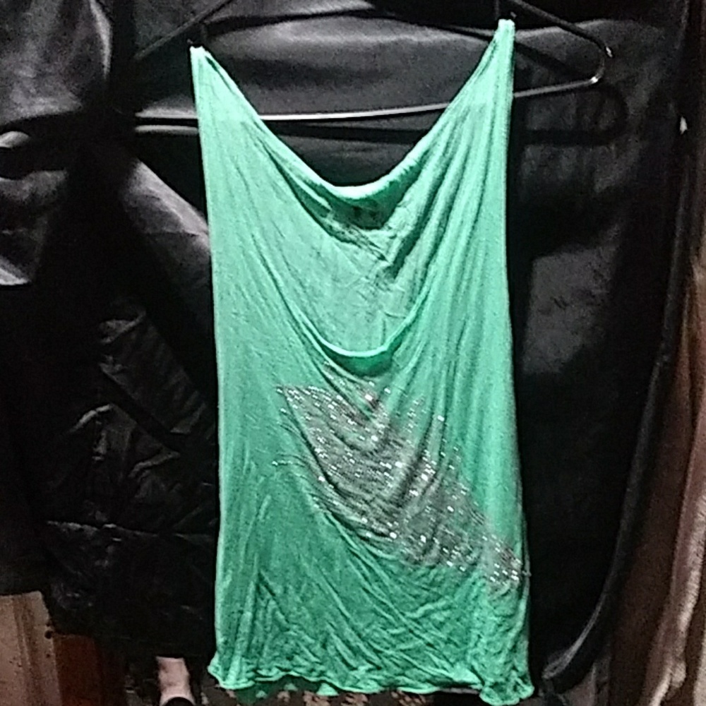 Green tanktop